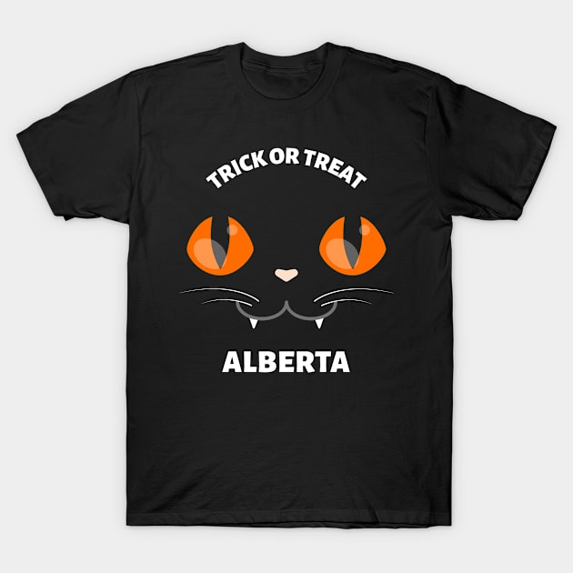 Trick or Treat in Alberta T-Shirt by Canada Tees